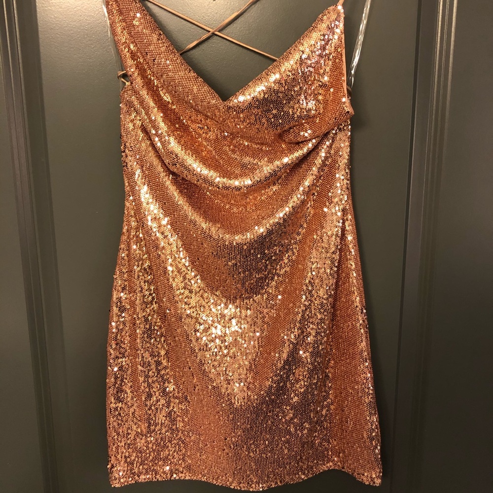 Sequin mini dress